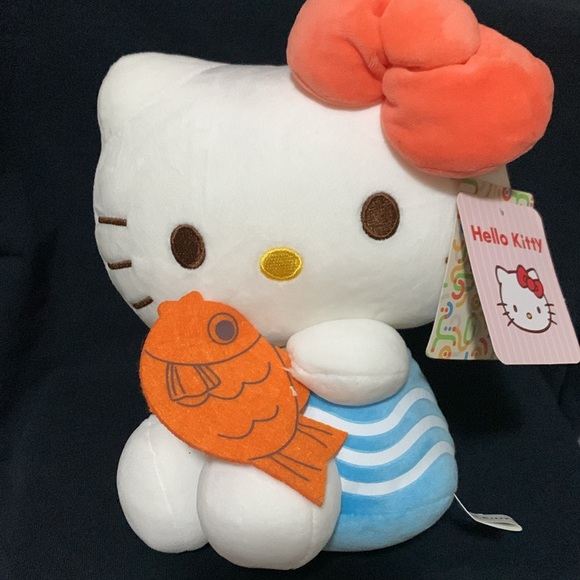 Hello Kitty Accessories - Sanrio x JHWH Hello Kitty Fish Plush 8” NWT